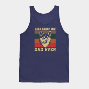 Best Shiba Inu Dad Ever Tank Top